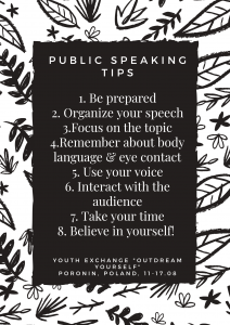 public speaking tips